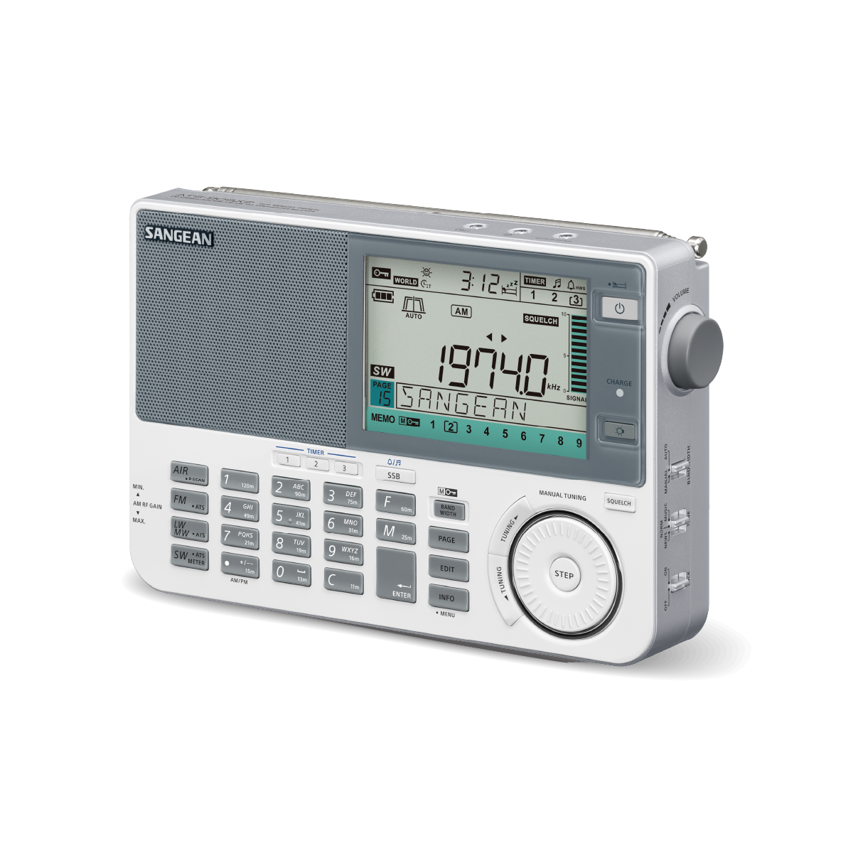 Sangean - The Ultimate FM / SW / MW / LW / Air / Multi-Band Receiver
