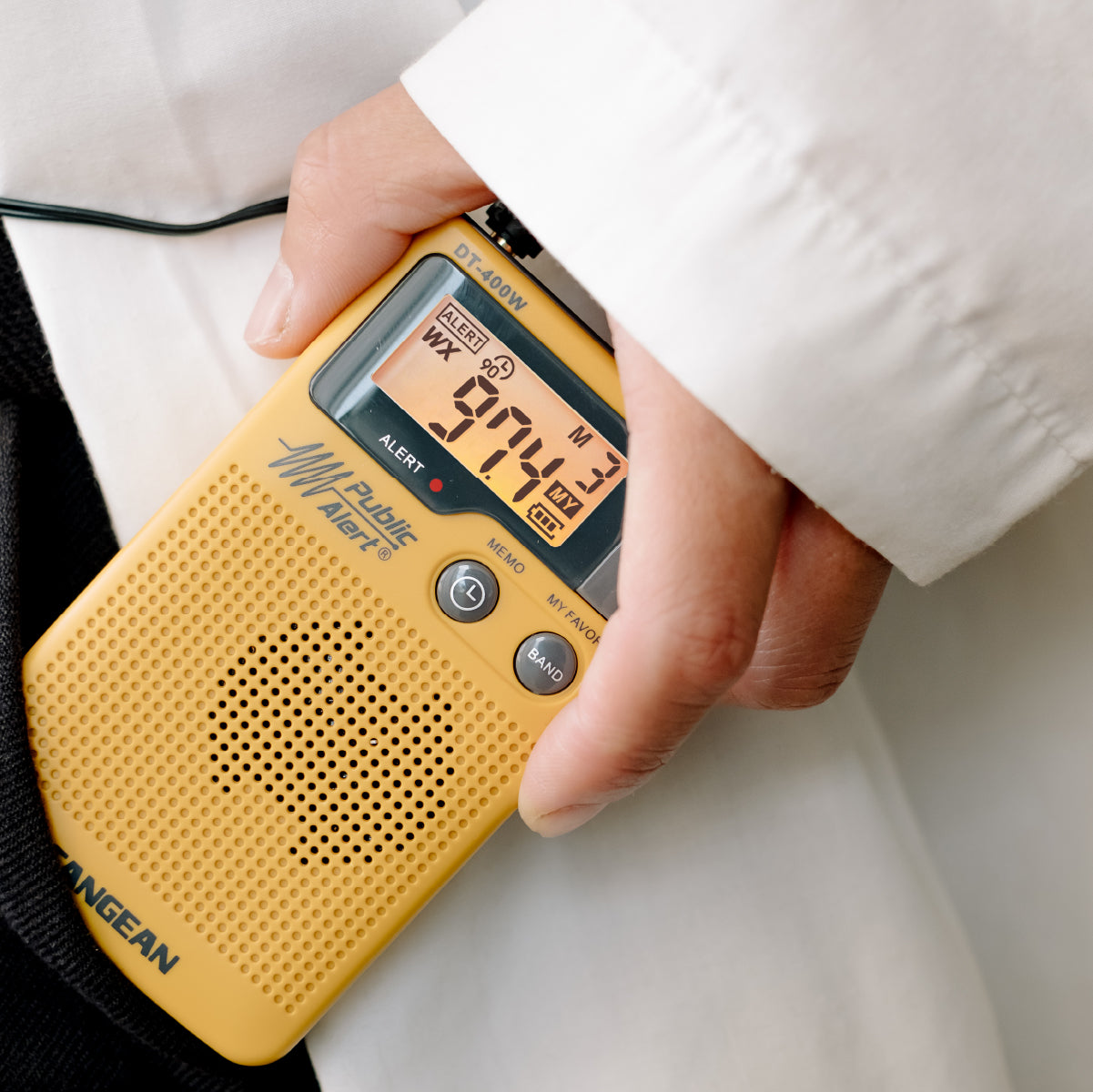 Sangean-AM / FM Digital Weather Alert Pocket Radio
