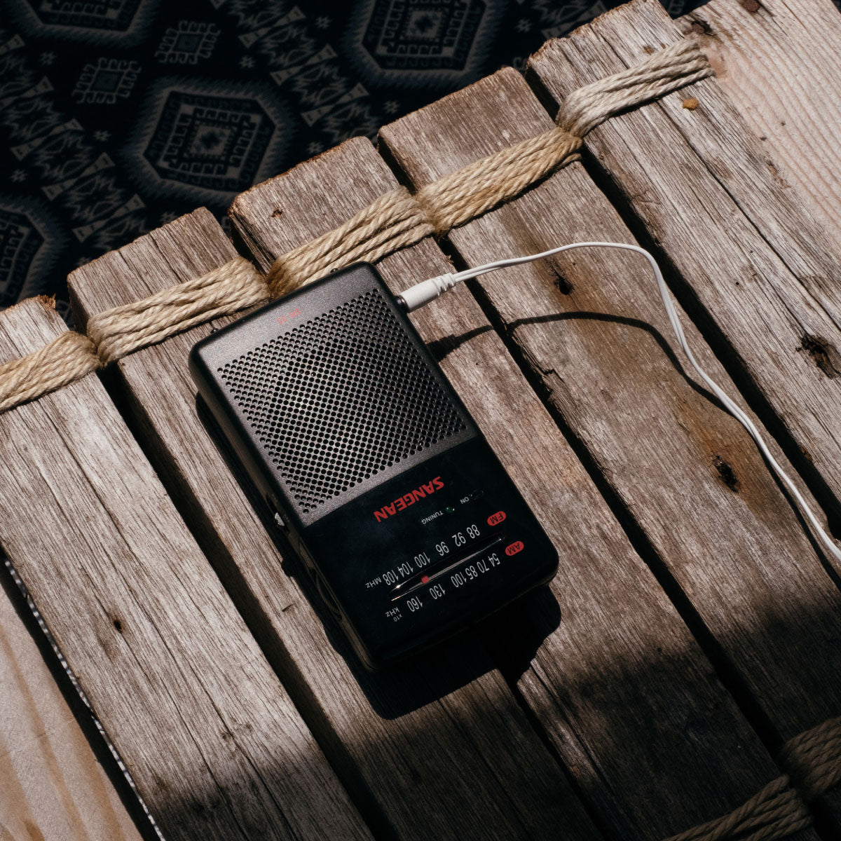 Sangean-FM / AM Hand-Held Receiver with Built-in Speaker