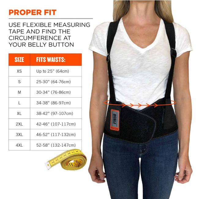 ProFlex 1650 Economy Elastic Back Support Brace-eSafety Supplies, Inc