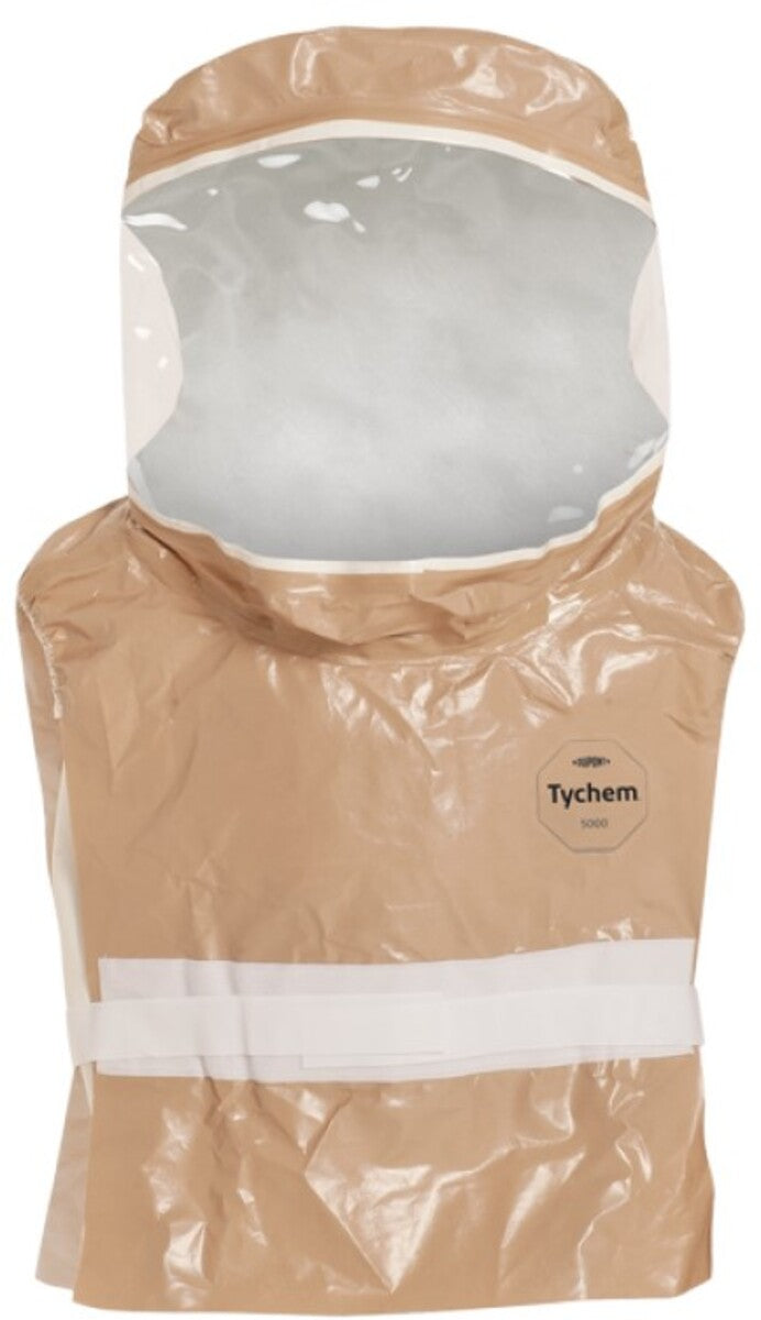 DuPont Tan Tychem® 5000 18 mil Chemical Protective Hood (With Visor)