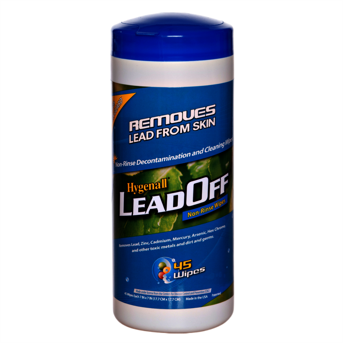 Hygenall® Corporation 7" X 7" LeadOff™ Organic Cellulose And Poly-Fiber Wipes