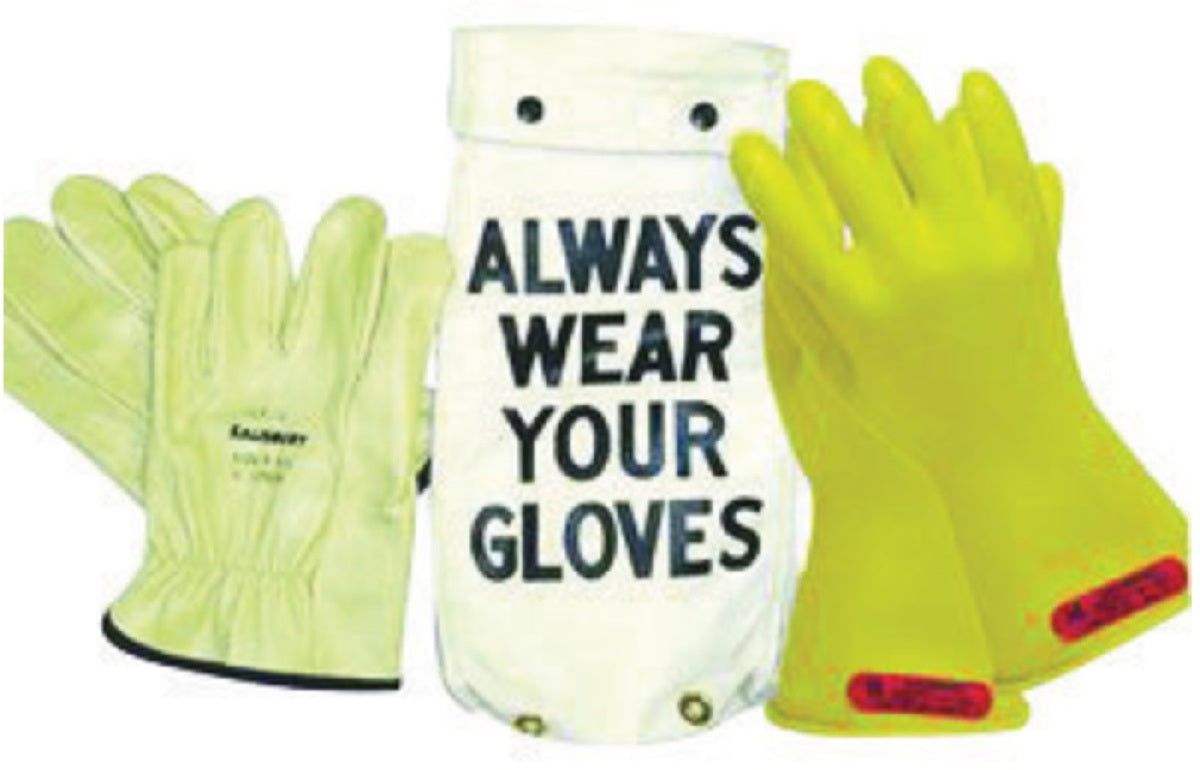 Salisbury by Honeywell Yellow Rubber Class 0 Linesmens Gloves