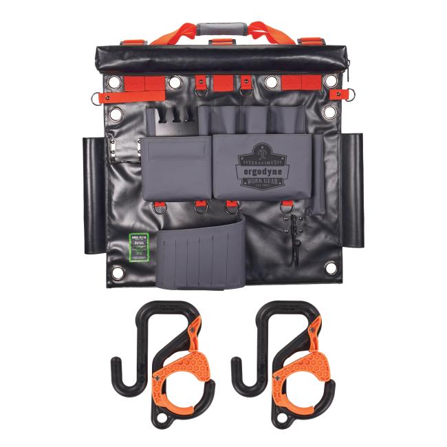 Ergodyne - Arsenal 5711 Bucket Truck Tool Board with Locking Aerial Bucket Hooks Kit