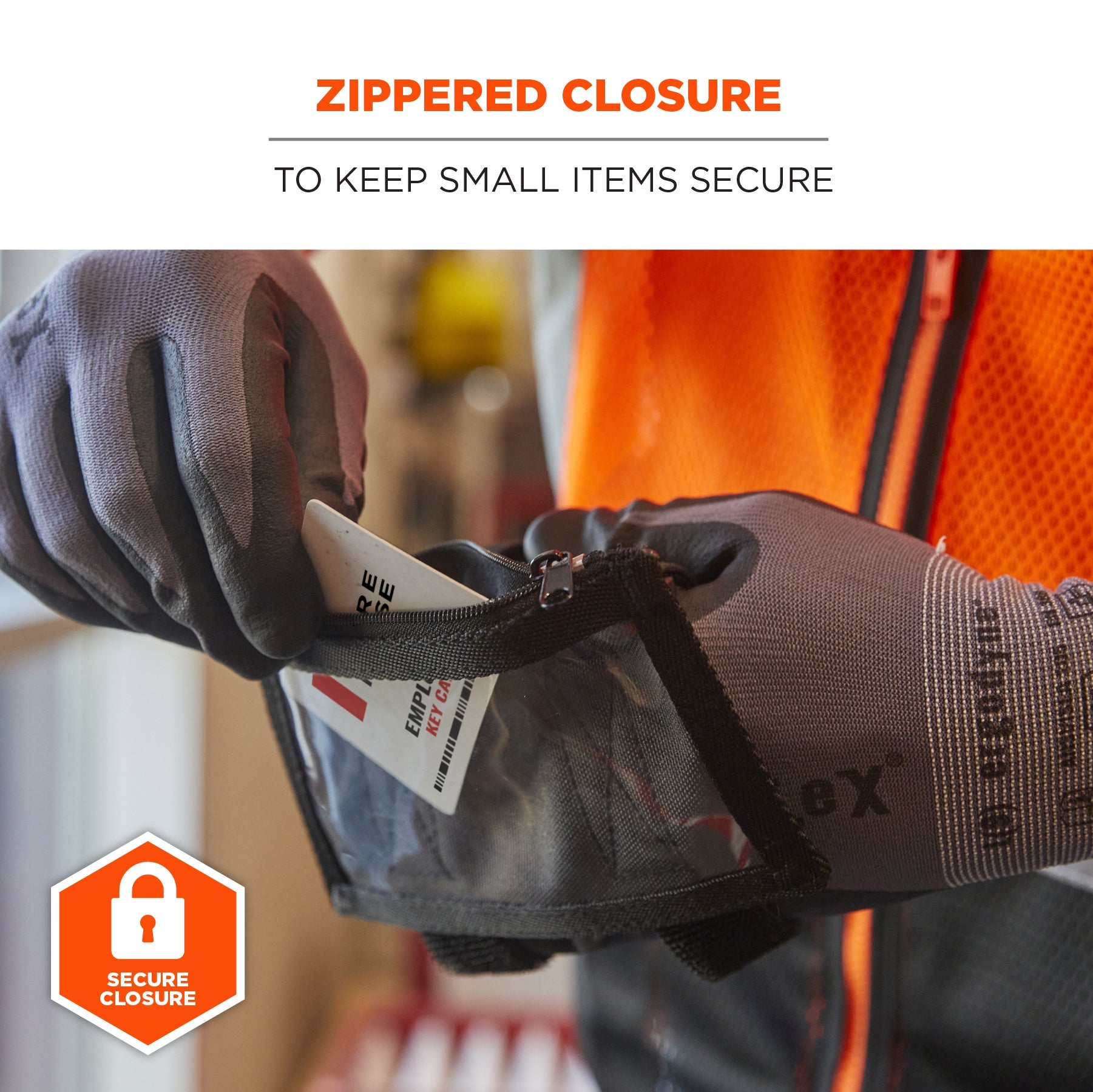 Ergodyne - Squids 3387 Dual Band Arm ID/Badge Holder – Zipper