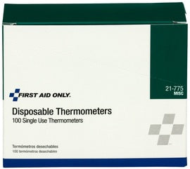 Acme-United Corporation 5" X 4" X 2" White and Black Paper Thermometer