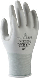 SHOWA™ ATLAS® 13 Gauge Nitrile Palm Coated Work Gloves With Nylon Knit Liner And Knit Wrist