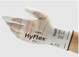 Ansell HyFlex® Foam Nitrile Coated Work Gloves With Nylon And Spandex Liner And Knit Wrist