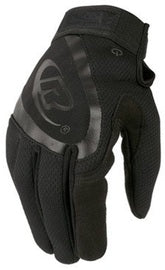 Ansell Black Ringers® R133 Synthetic Leather And TPR Full Finger Impact Resistant Gloves With Adjustable Cuff
