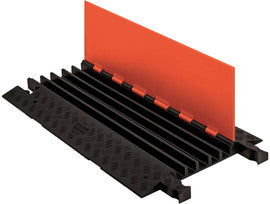 Checkers™ 1.325" Black And Orange Polyurethane Guard Dog® 5 Channel Cable Protector