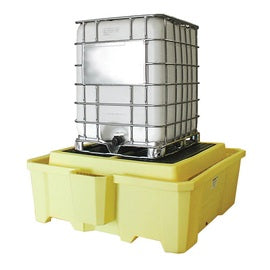 ENPAC 81" x 72.5" x 29" IBC 2000i™ Yellow HDPE Spill Pallet