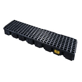 Eagle 102 1/2" X 26 1/4" X 6 1/2" Black HDPE Spill Containment Platform