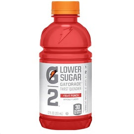 Gatorade® 12 Ounce Flavor G2™ Ready To Drink Bottle Low Sugar Electrolyte Drink