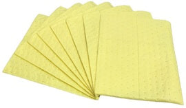 MeltBlown Technologies 15" x 18" Yellow Polypropylene Sorbent Pad