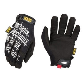 Mechanix Wear Black The Original® Synthetic Leather And TrekDry® Full Finger Mechanics Gloves With Hook And Loop Cuff
