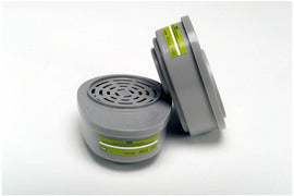 MSA Sulfur Dioxide, Hydrogen Sulfide, Organic Vapors, Chloride, Ammonia, Methylamine, Chlorine Dioxide, Chlorine Hydrogen, And Hydrogen Fluoride Respirator Cartridge For Advantage® Series Respirators