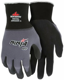 Memphis Glove Ninja® BNF 15 Gauge NFT® And BNF Palm And Fingertip Coated Work Gloves With Nylon And Spandex Liner And Knit Wrist