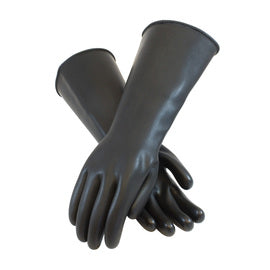 Protective Industrial Products Black Assurance® Unlined 44 mil Unsupported Latex Chemical Resistant Gloves