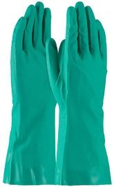 Protective Industrial Products X-Large Green Assurance® Flock Lined 15 mil Unsupported Nitrile Chemical Resistant Gloves