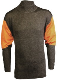 Tuff-N-Lite® Black And Orange High Performance Polyethylene Yarn A5 - A9 ANSI Level Cut Resistant Pullover