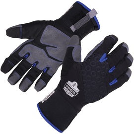 Ergodyne 2X Black ProFlex® 817WP Synthetic Leather Dual-Zone 3M™ Thinsulate™ Lined Cold Weather Gloves