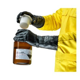 Ansell Black AlphaTec 38-612 Viton And Butyl Polymer Chemical Resistant Gloves