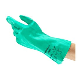 Ansell Green AlphaTec 39-122 Interlock Cotton Chemical Resistant Gloves