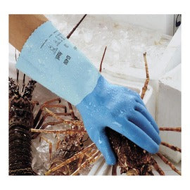 Ansell Blue AlphaTec 62-400 Cotton Chemical Resistant Gloves