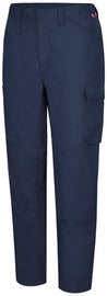 Bulwark® 62 X 32 Navy Cotton/Polyester iQ Series® Lightweight Flame Resistant Work Pants With Button Closure