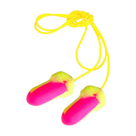 RADNOR™ T-Shaped Polyurethane Foam Corded Earplugs (1 Pair Per Bag)