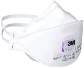 3M™ N95 Disposable Particulate Respirator With Cool Flow™ Exhalation Valve And 3M™ Cool Flow™ Comfort Valve, Advanced Electrostatic Media