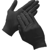 Skintx - 5 Mil 1000 Pcs Textured Black Nitrile Powder-Free Exam Gloves - Case