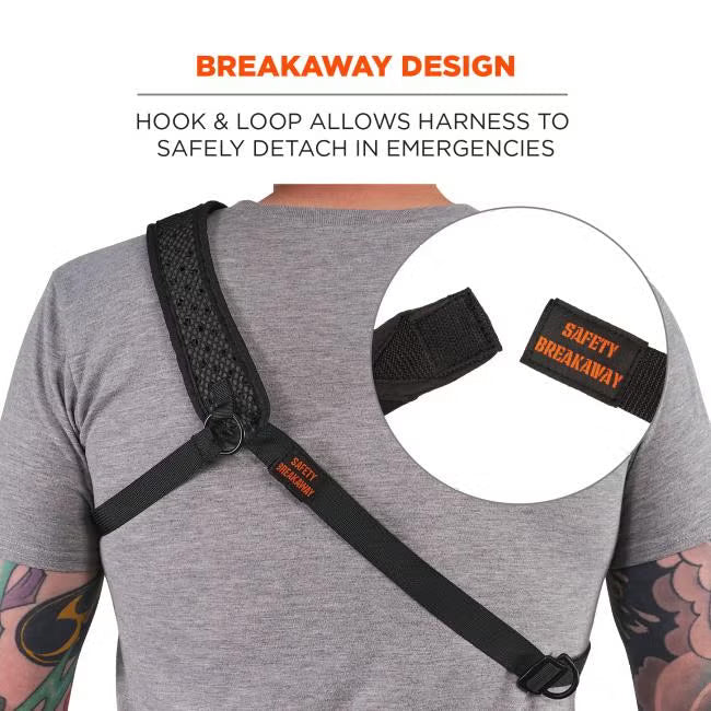 Squids 3143 Barcode Scanner Sling Lanyard - Breakaway Design, Ergonomic Fit, EVA Foam Padding, Adjustable Sling Buckle