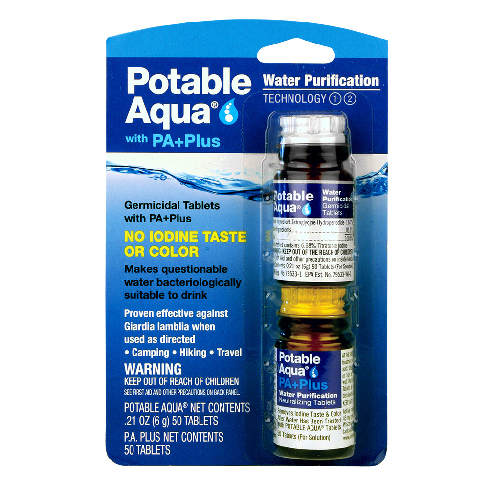 Potable Aqua Plus Water Purification Tablets-eSafety Supplies, Inc
