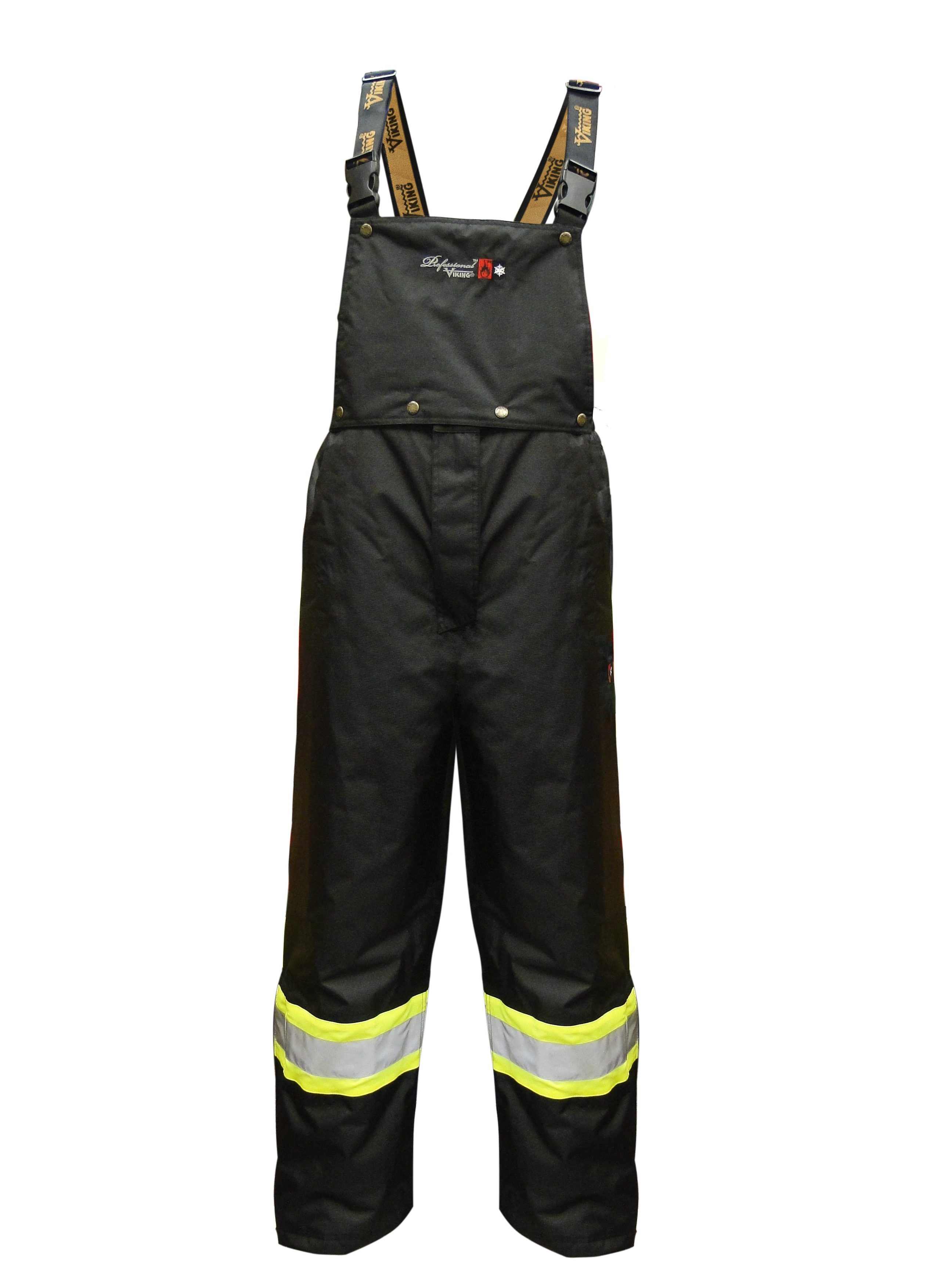 Viking Prof -30C Insulated Journeyman 300D Fr Bib Pant Black