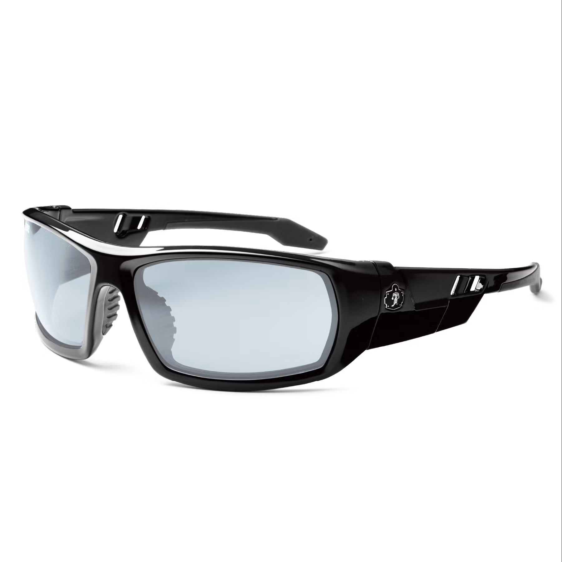 Ergodyne - Skullerz ODIN Safety Glasses, Sunglasses - In/Outdoor Lens Black Frame