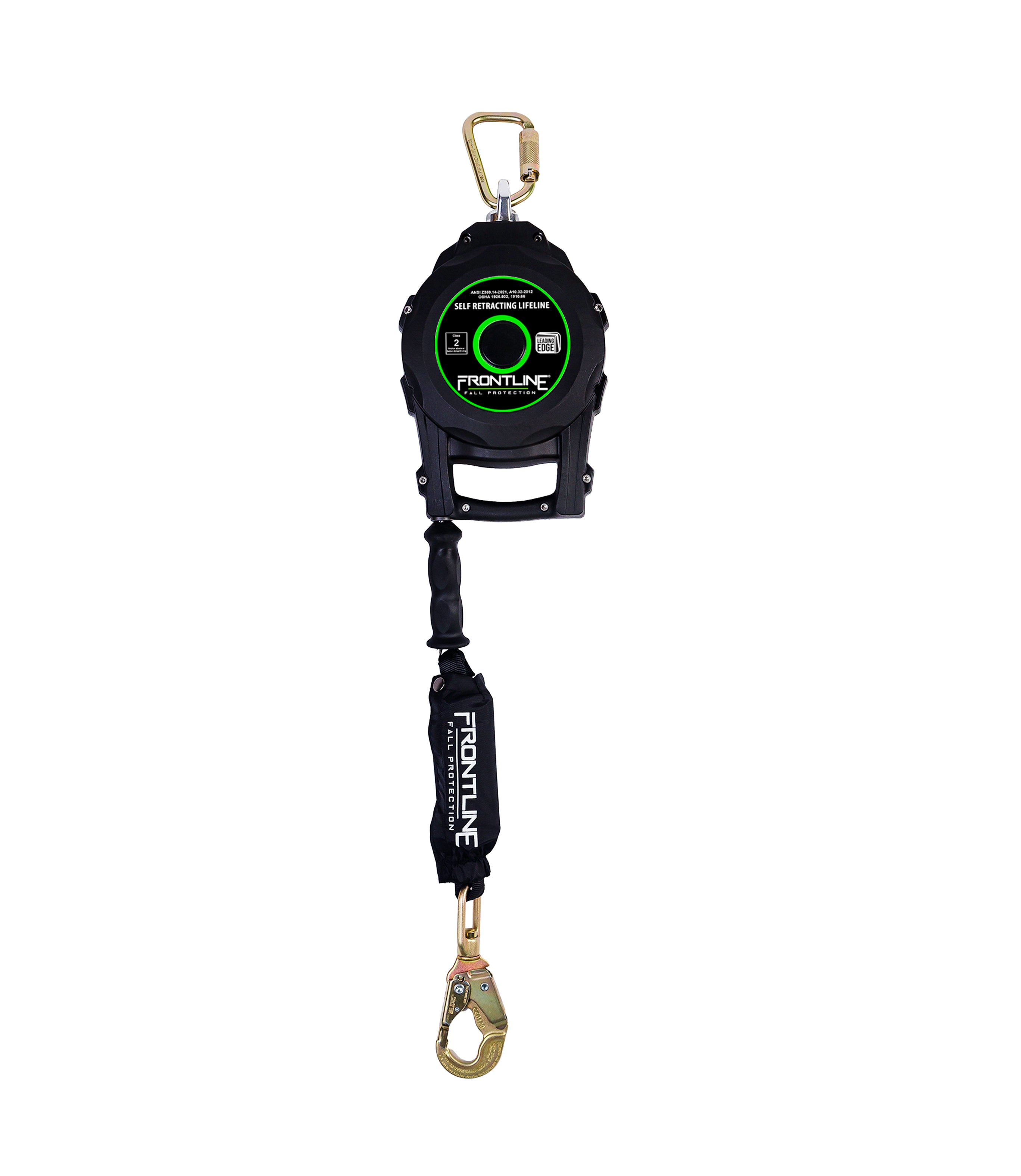 Frontline RPGCLE Leading Edge Cable Single Leg SRL with Steel Snap Hook End with Carry on Handle and Tagline