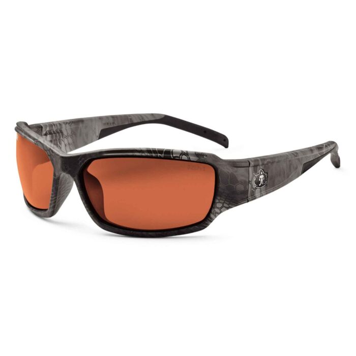 Ergodyne - Skullerz THOR Safety Glasses, Sunglasses - Polarized - Copper Lens