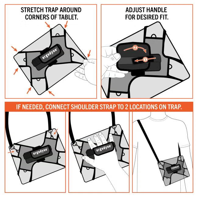 Squids 5549 Tablet Holder with Detachable Shoulder Strap