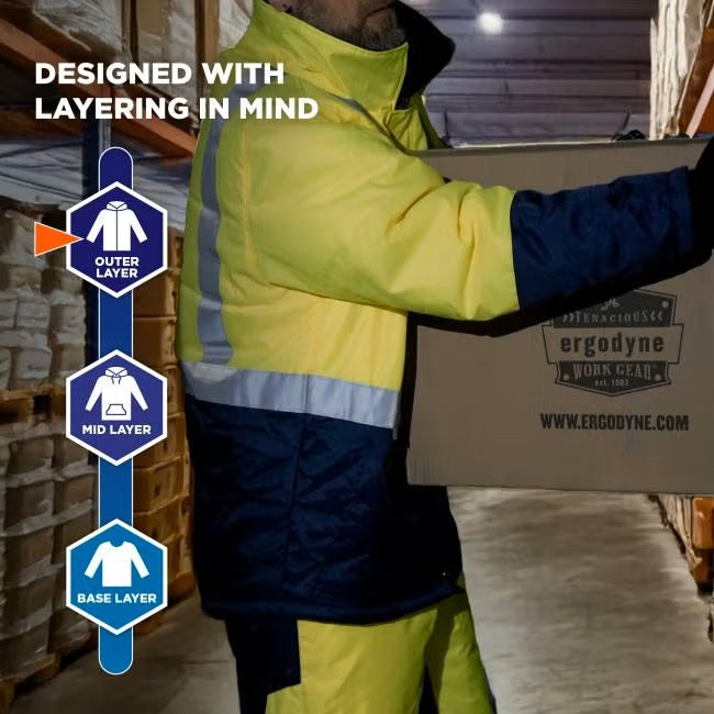 Ergodyne - N-Ferno 6478 Hi-Vis Freezer Jacket - Type R Class 2