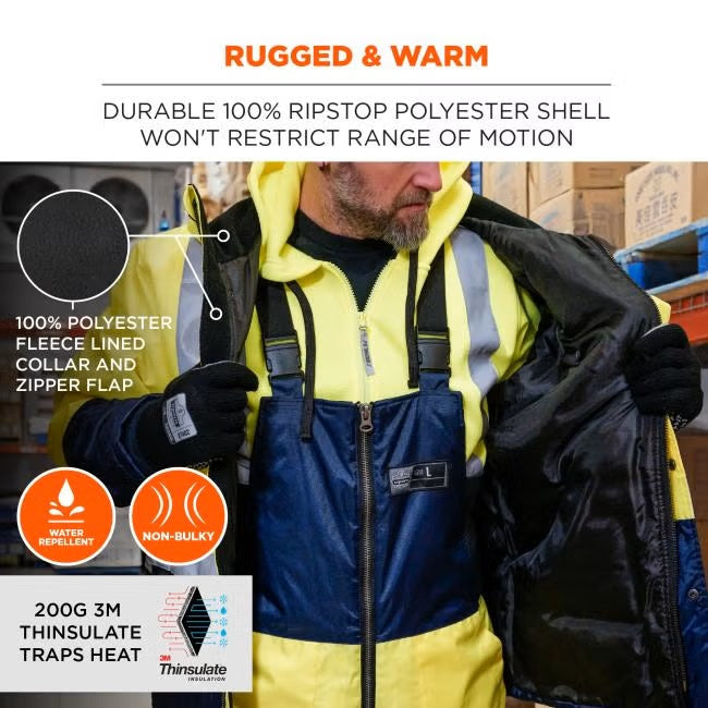 Ergodyne - N-Ferno 6478 Hi-Vis Freezer Jacket - Type R Class 2