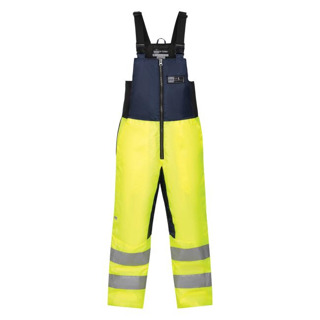 N-Ferno 6479 Hi-Vis Freezer Bib Overalls - Class E
