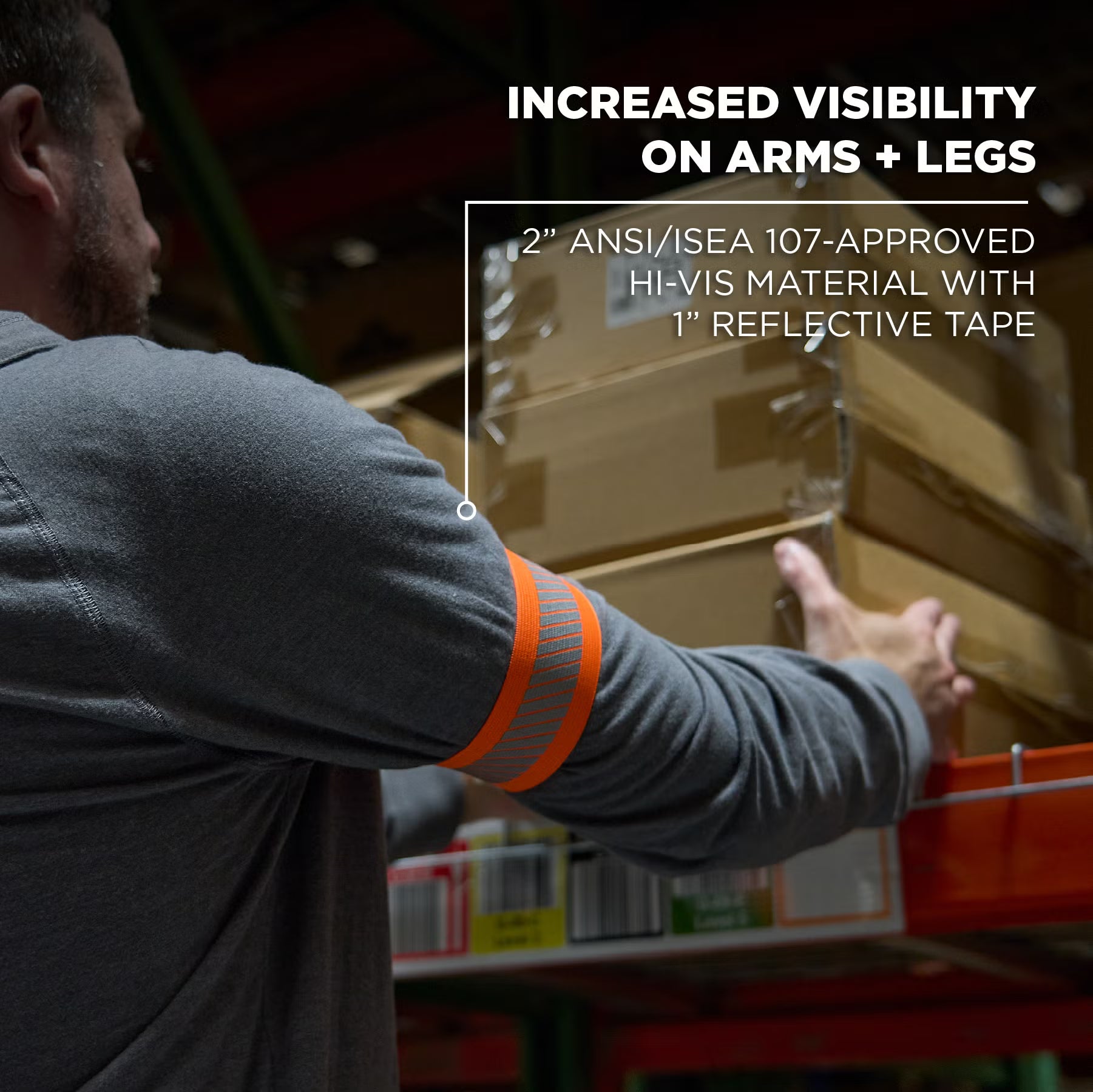 Ergodyne - GloWear 8100 Hi-Viz Arm/Leg Band with Hook & Loop