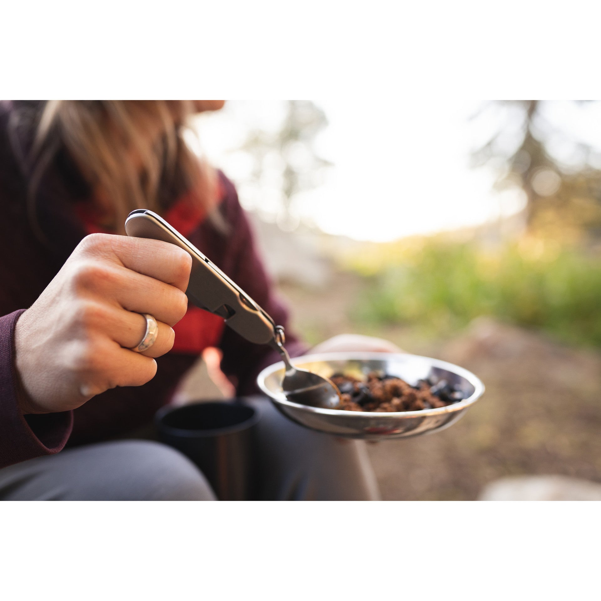 Stansport Folding Knife, Fork, Spoon Multi-Tool