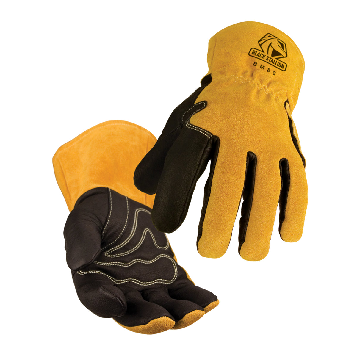 Black Stallion Premium Pigskin & Cowhide MIG Glove - BM88