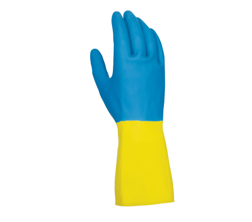 28 mil, Neoprene over Natural Rubber, 13" length, Chlorinated bi-color, Flock lined - Dozen