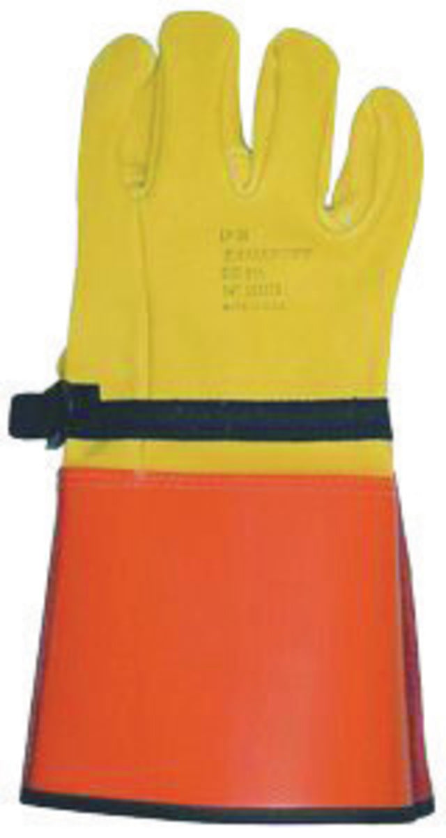 Salisbury by Honeywell Size 8.5 Yellow Cowhide Linesmens Gloves