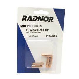 RADNOR™ Bore 11 Series Contact Tip For RADNOR™ 130 And Tweco® Mini MIG Guns