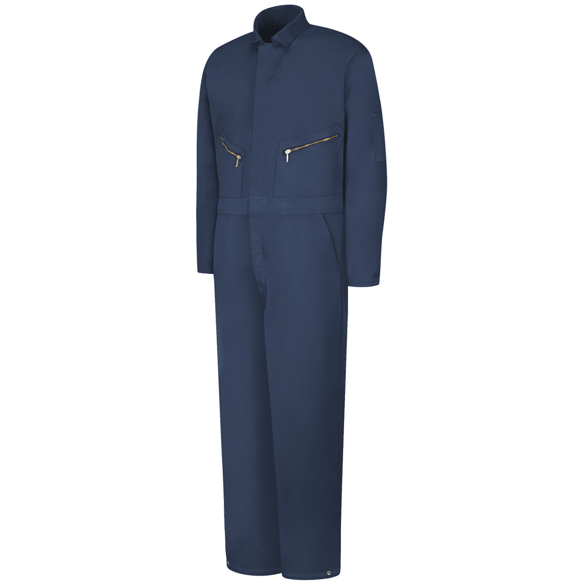 Red Kap Regular Blue Polyester Lined 7.25 Ounce Polyester Cotton Coveralls