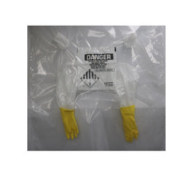TM Poly 60" X 60" Clear 6 mil Polyethylene Glove Bag